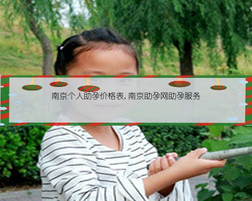 南京个人助孕价格表,南京助孕网助孕服务