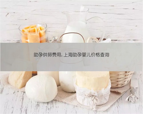 助孕供卵费用,上海助孕婴儿价格查询
