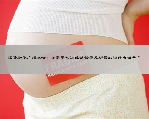 试管助孕广州攻略：你需要知道做试管婴儿所需的证件有哪些？