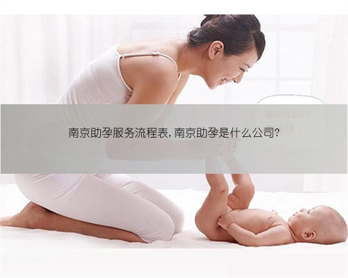 南京助孕服务流程表,南京助孕是什么公司?